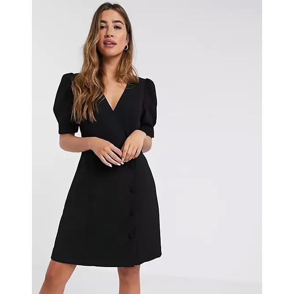 Mango Dresses & Skirts - Mango wrap blazer style crepe dress